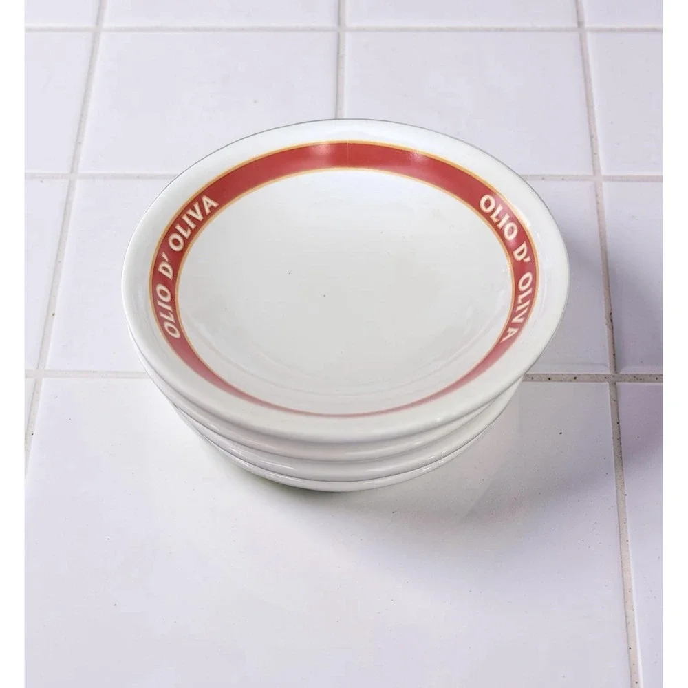Pottery‎ Barn Vintage Pasta Olive Oil Dipping Bowls Parmigiano Cheese Bowl Set